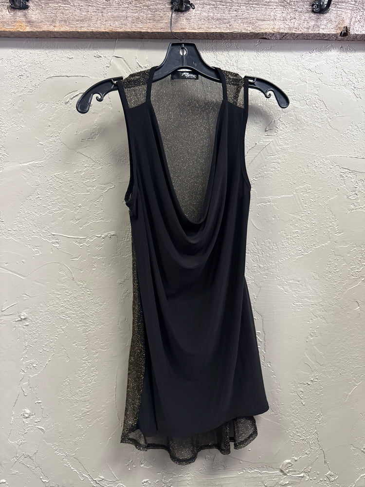 JANE NORMAN METALLIC BACK TOP