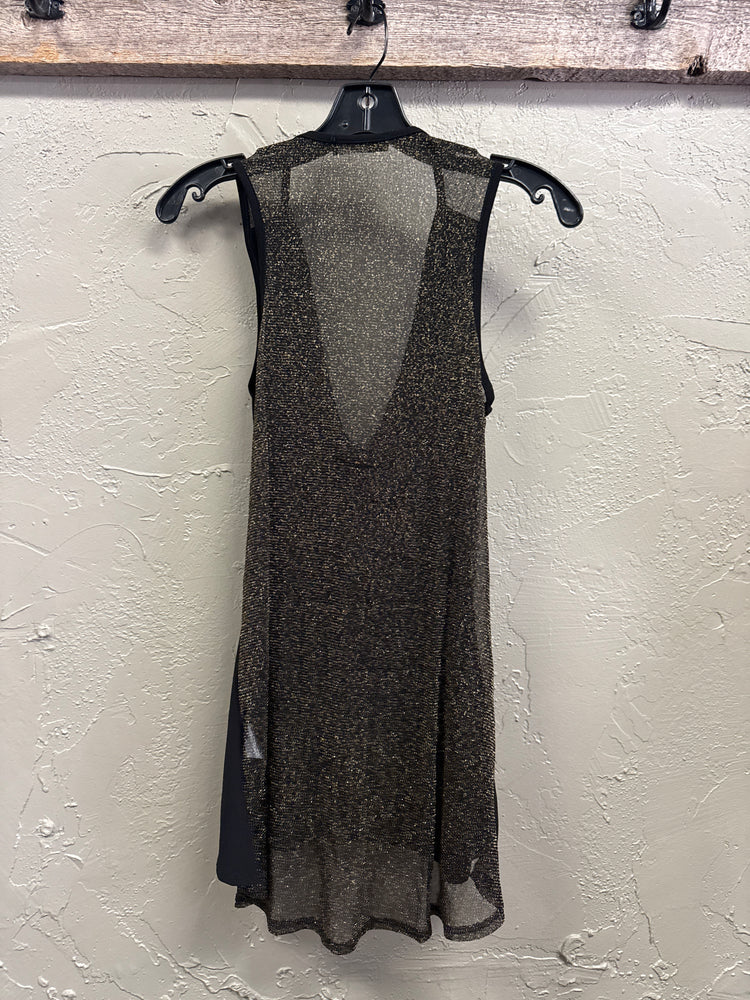 JANE NORMAN METALLIC BACK TOP