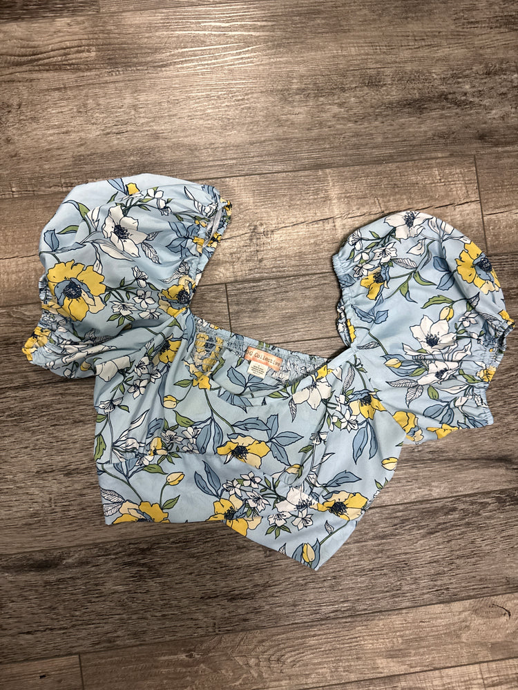 BOG COLLECTIVE PUFF SLEEVE CROP