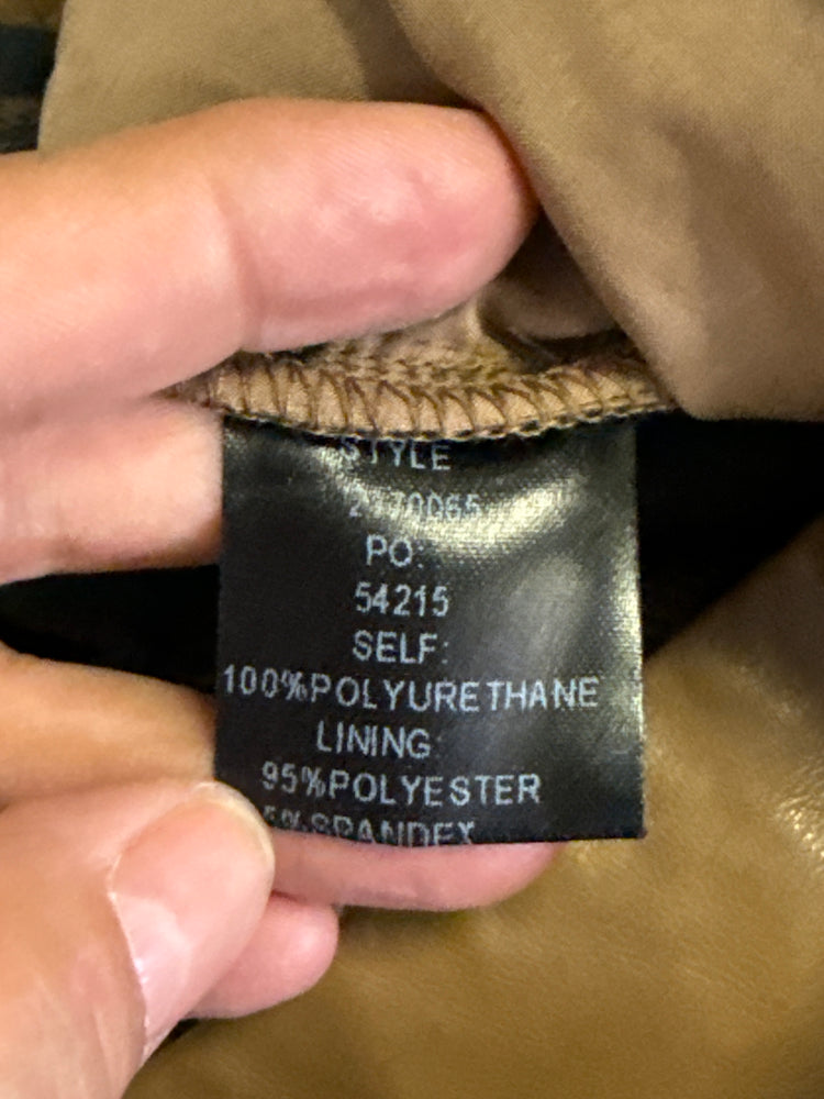 CURRENT AIR VEGAN LEATHER SHORTS (org$108)