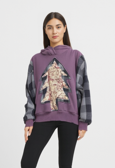 REBETTY CROP TREE PULLOVER