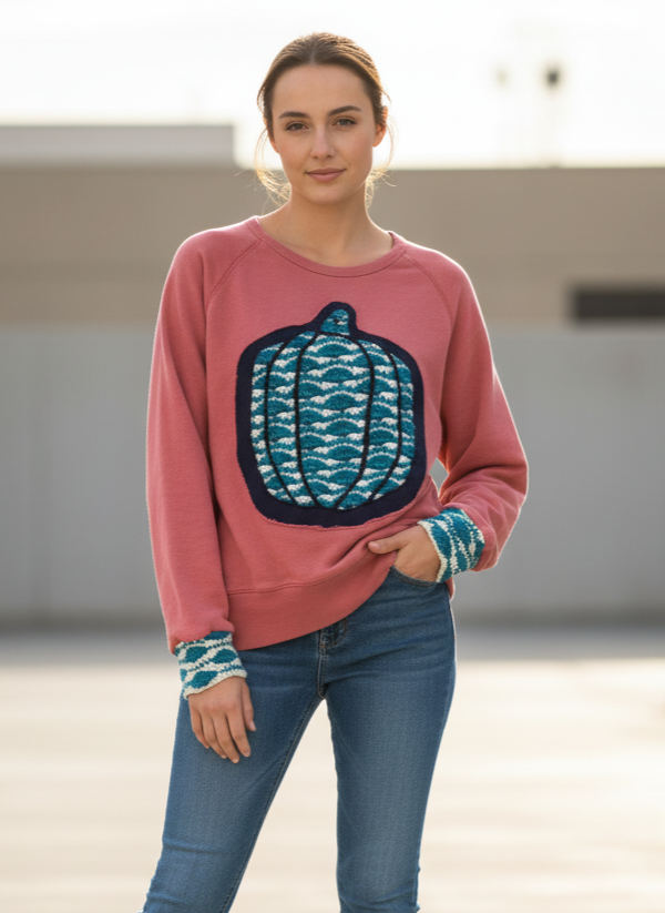 REBETTY AFGHAN PUMPKIN SWEATSHIRT