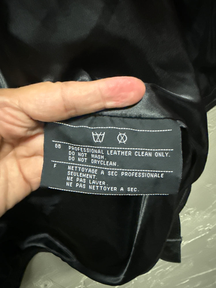 HD WOMEN’S GHOST FLAMES LEATHER JACKET