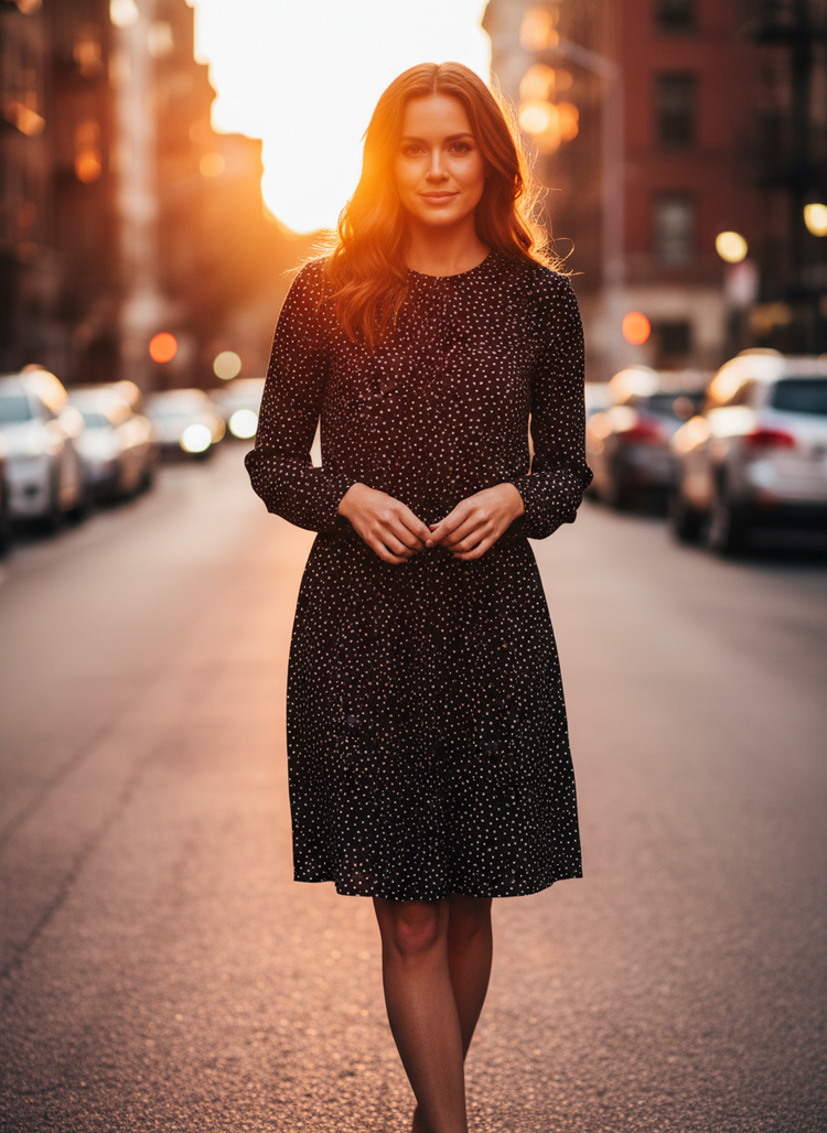 BANANA REPUBLIC POLKA DOT DRESS