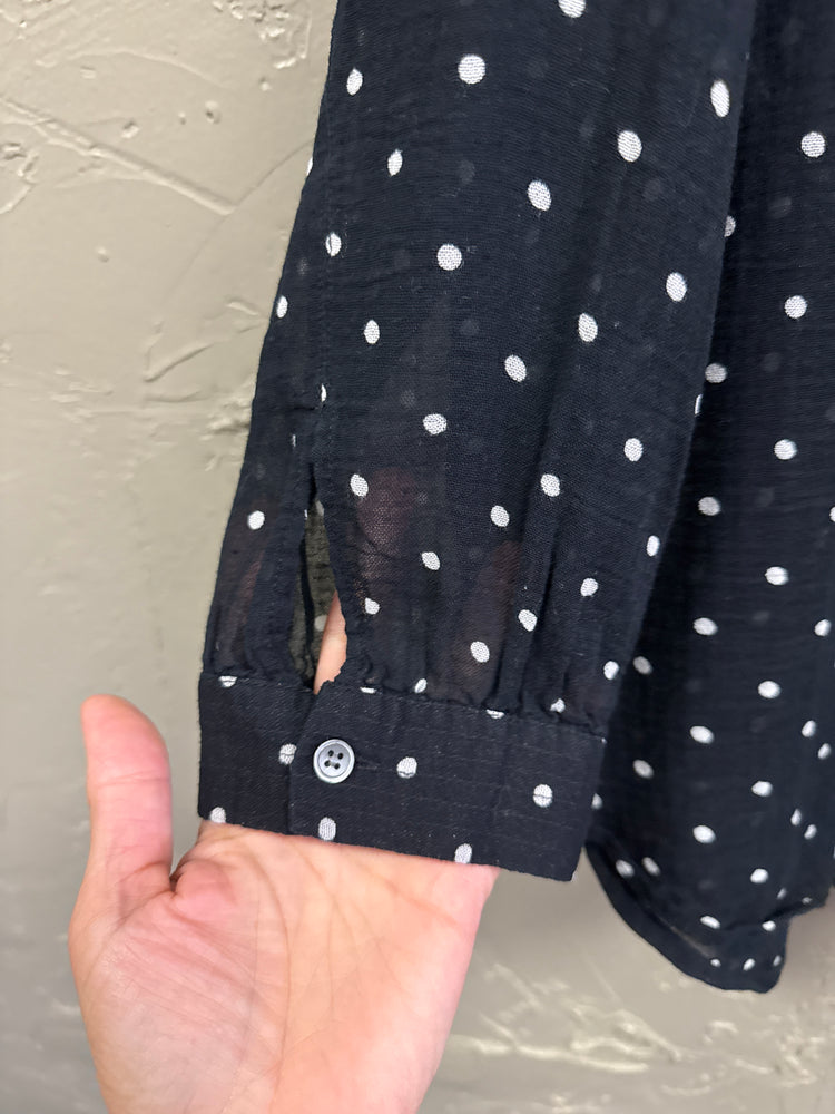 MADEWELL SHIRRED PULLOVER SHIRT