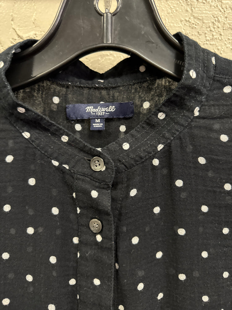 MADEWELL SHIRRED PULLOVER SHIRT