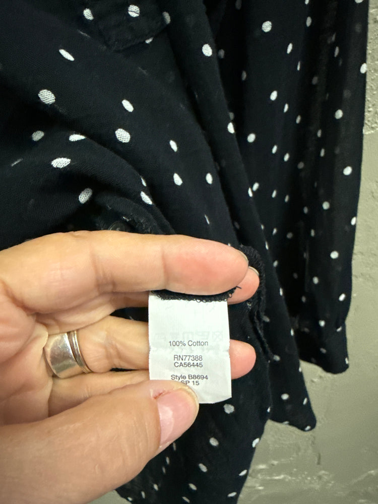 MADEWELL SHIRRED PULLOVER SHIRT