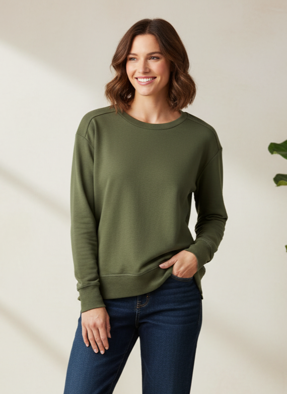 JONES NY CREWNECK PULLOVER