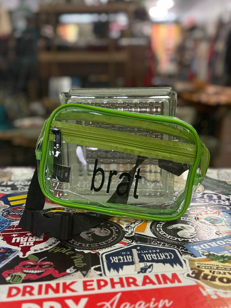 NWOT CHARLIE XCX CLEAR WAIST BAG