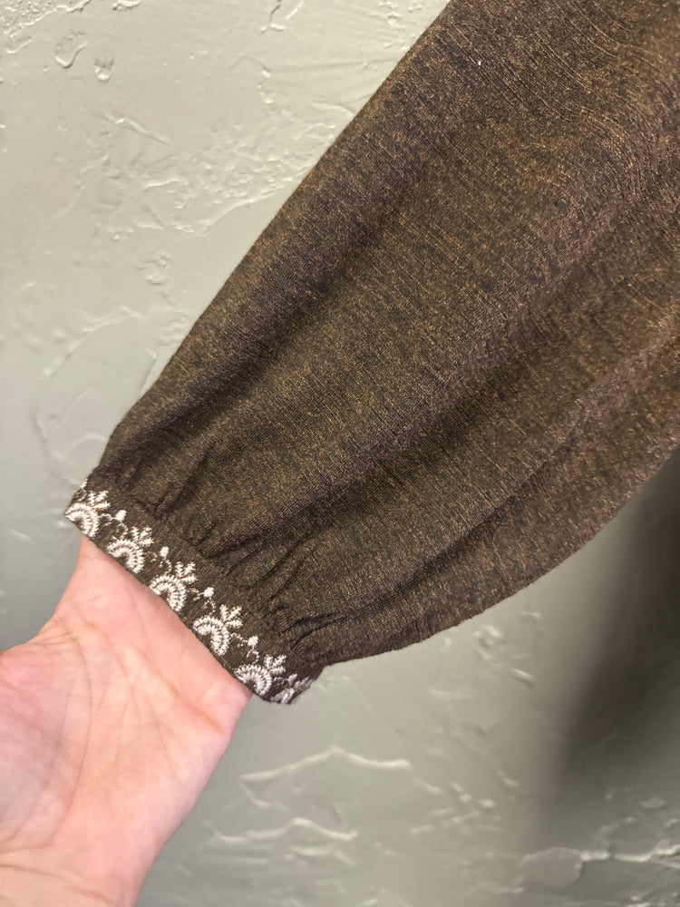 NWT SWEET MAGNOLIA EMBROIDERED YOKE DRESS