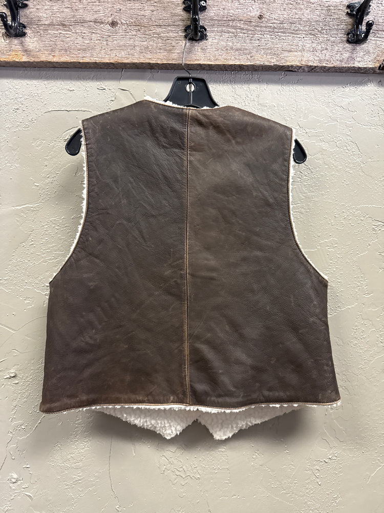 VTG BRANDON THOMAS SHEARLING VEST
