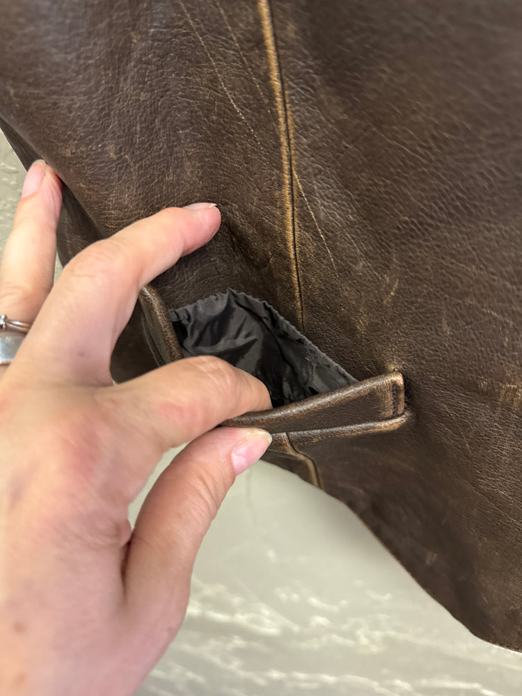 VTG BRANDON THOMAS SHEARLING VEST