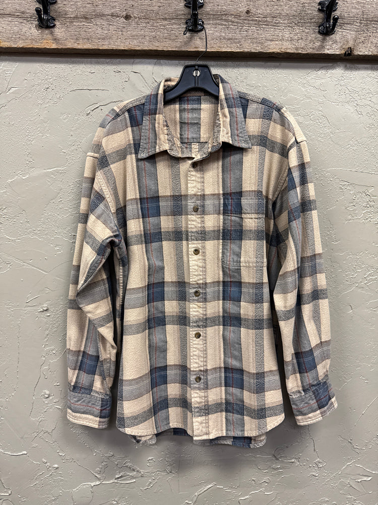 PLAID BUTTON UP SHIRT