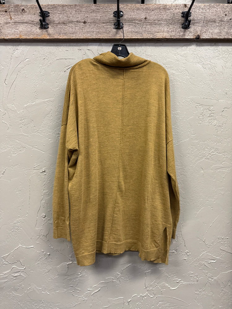 EF BOXY T-NECK WOOL SWEATER (org$228)