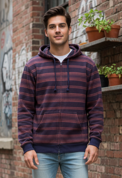 QUIKSILVER SHERPA LINED HOODIE