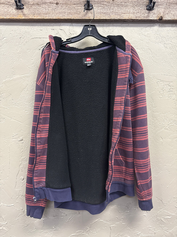 QUIKSILVER SHERPA LINED HOODIE