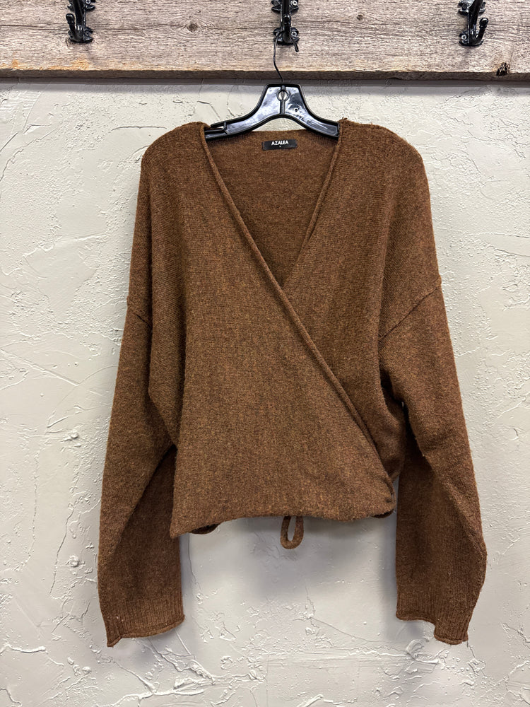 AZALEA WRAP SWEATER (org$79)
