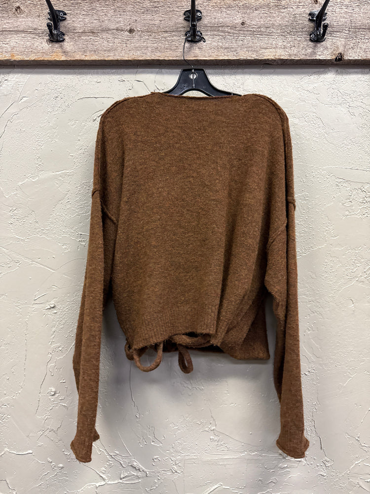 AZALEA WRAP SWEATER (org$79)