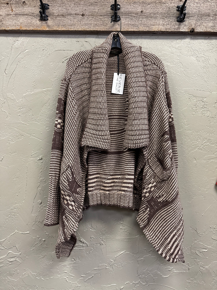 NWT LOVE STITCH OPEN CARDI