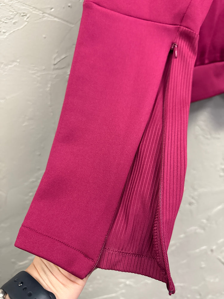 ADIDAS CROP FULL ZIP JACKET