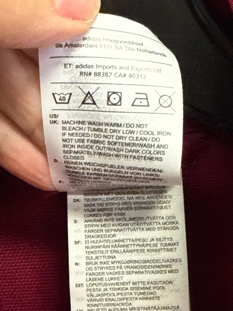 ADIDAS CROP FULL ZIP JACKET