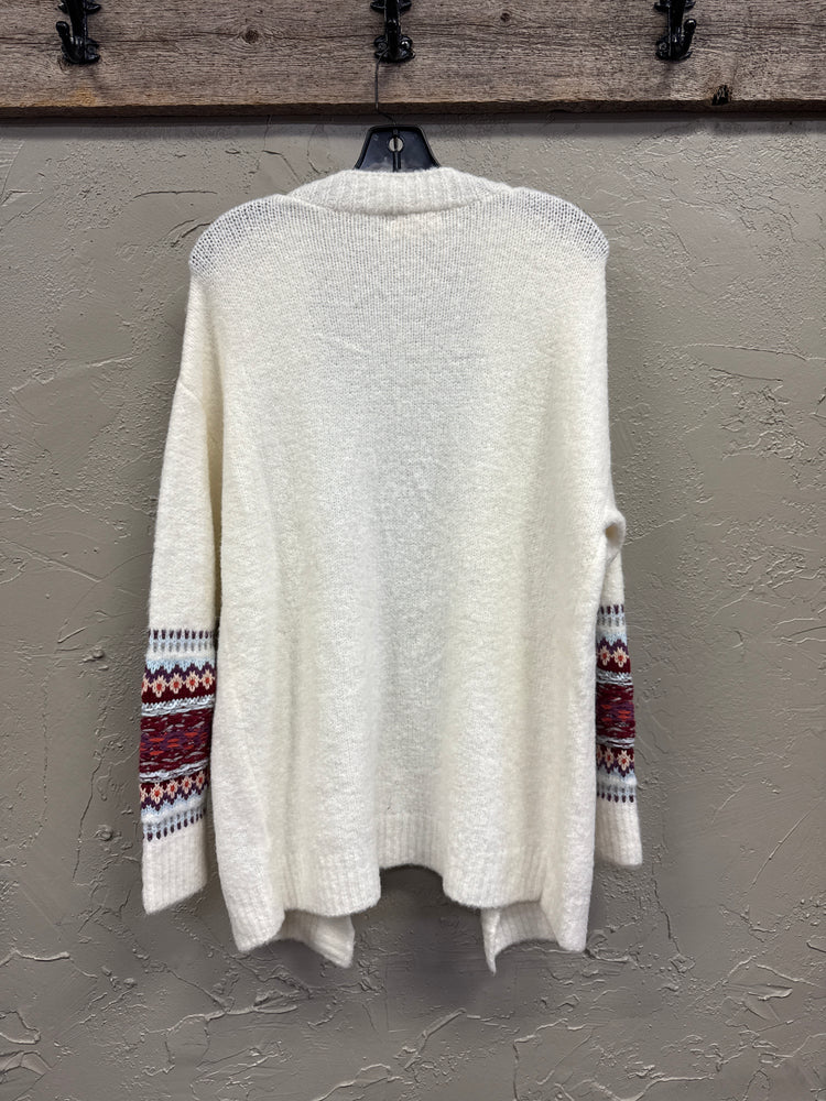 ADORA SLEEVE DETAIL OPEN CARDIGAN