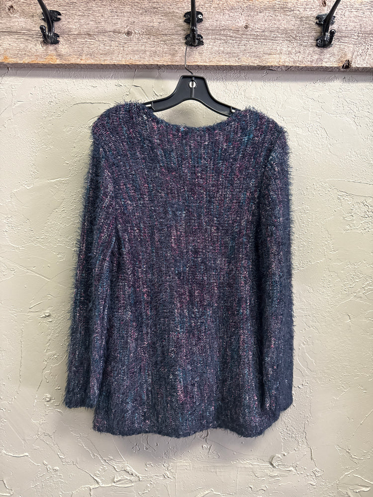 CHICOS EYELASH KNIT PULLOVER