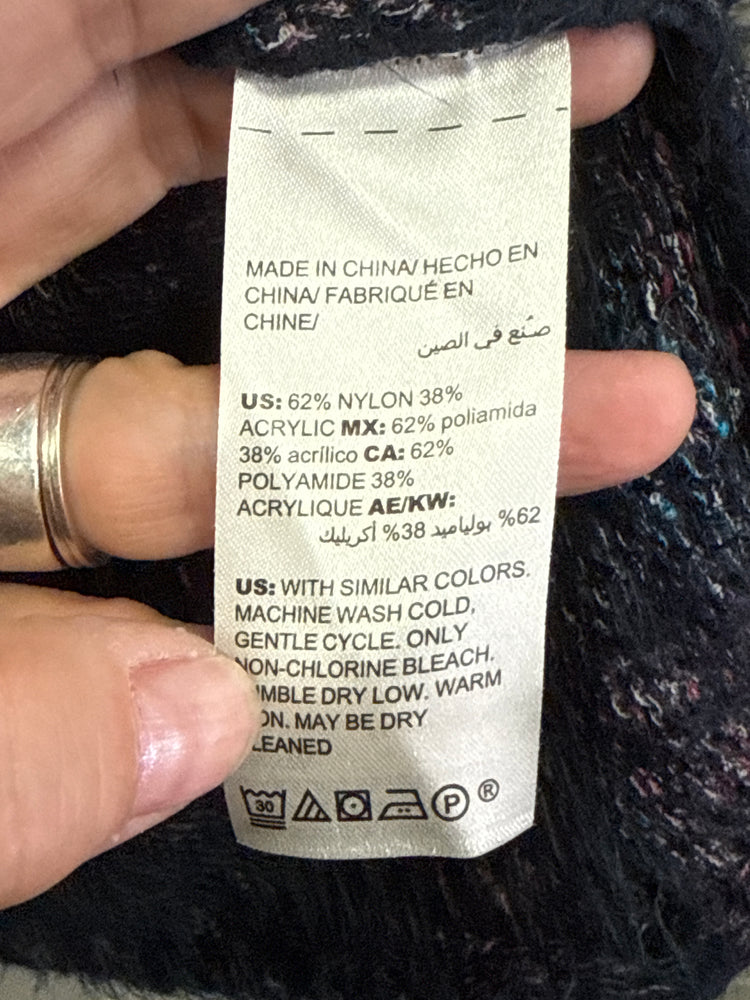 CHICOS EYELASH KNIT PULLOVER