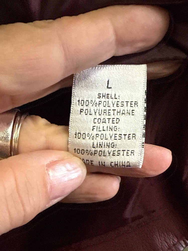 NWOT OSO CASUALS VEGAN LEATHER MOTO