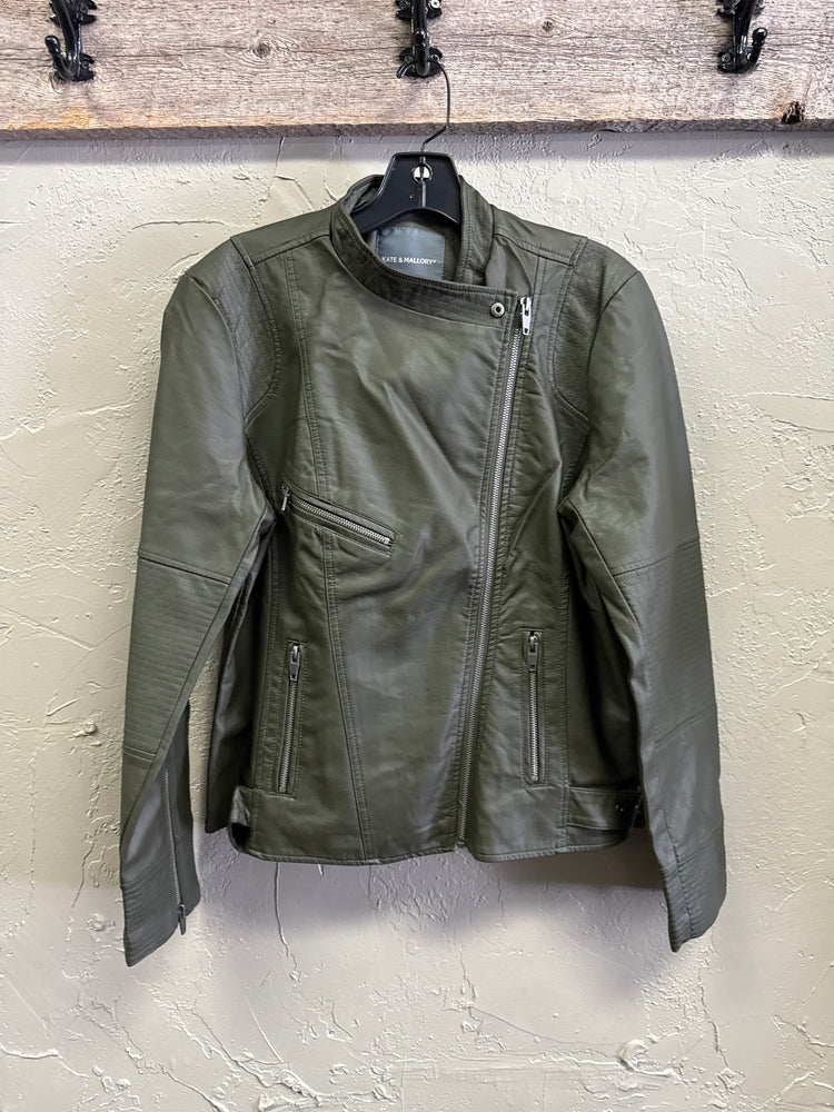 NWOT KATE & MALLORY VEGAN LEATHER MOTO