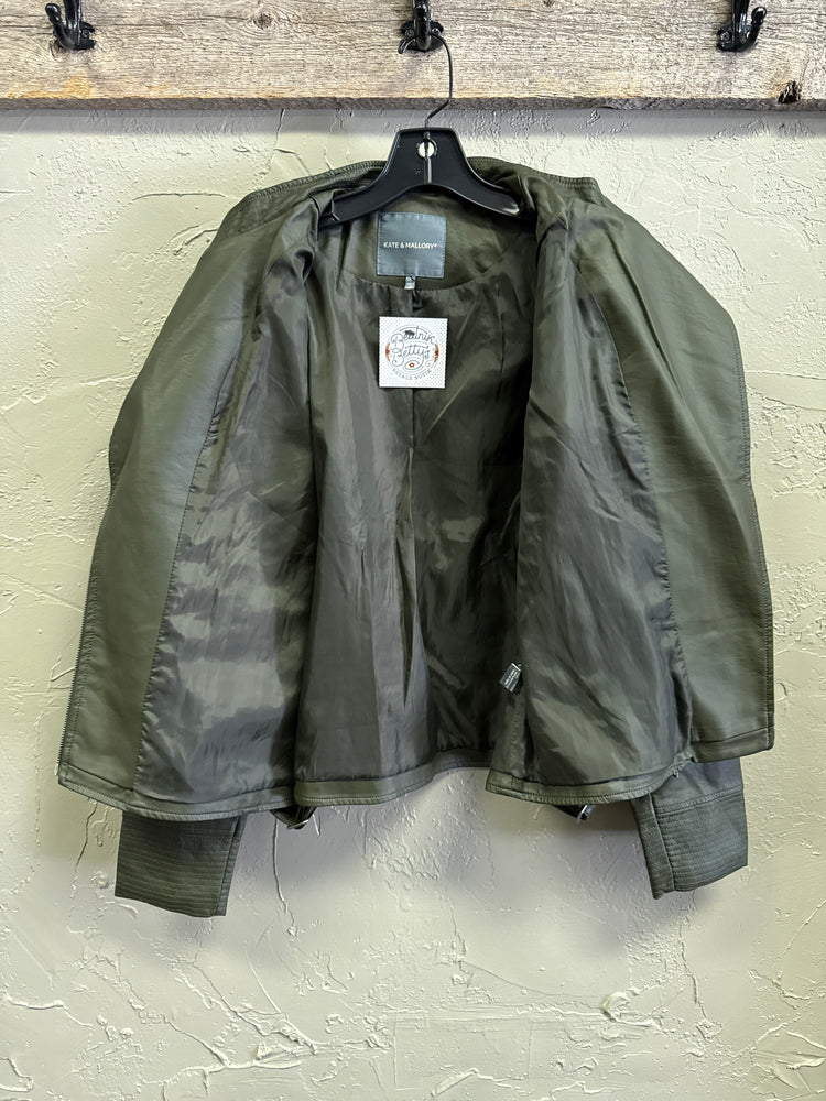 NWOT KATE & MALLORY VEGAN LEATHER MOTO