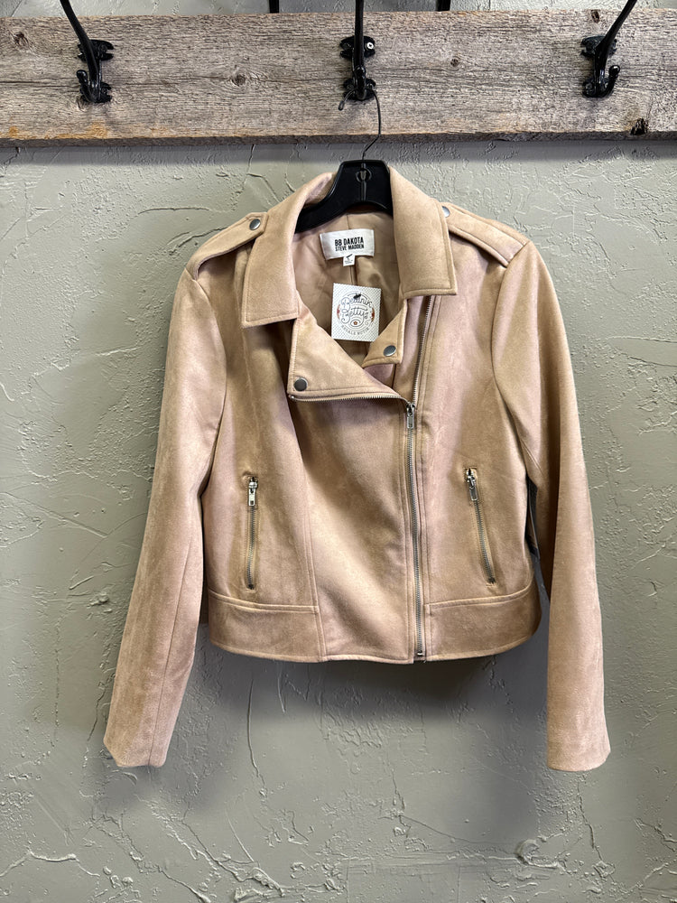 NWT BB DAKOTA ULTRA SUEDE MOTO JACKETS (org$99)