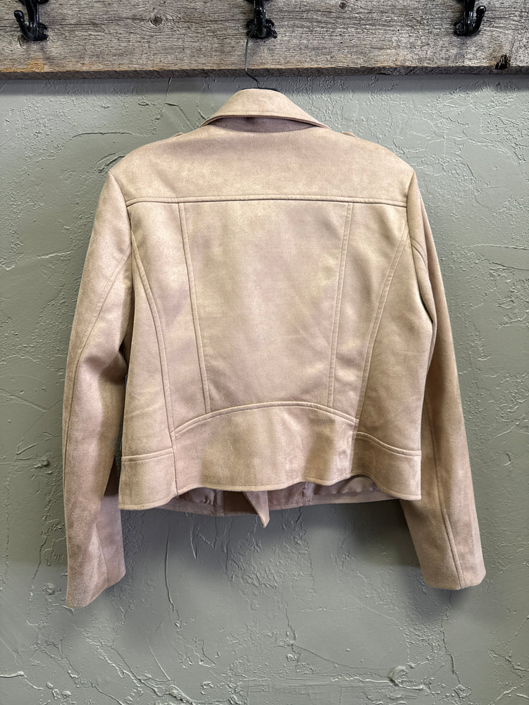 NWT BB DAKOTA ULTRA SUEDE MOTO JACKETS (org$99)