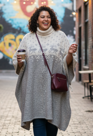 VTG HILDA WOOL PONCHO