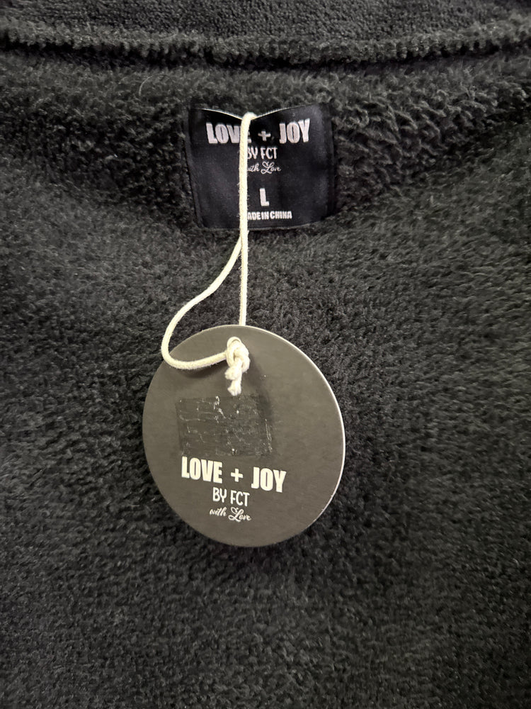 NWT LOVE + JOY CROP FLEECE JACKET
