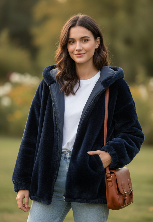 VTG GALLERY FAUX FUR JACKET