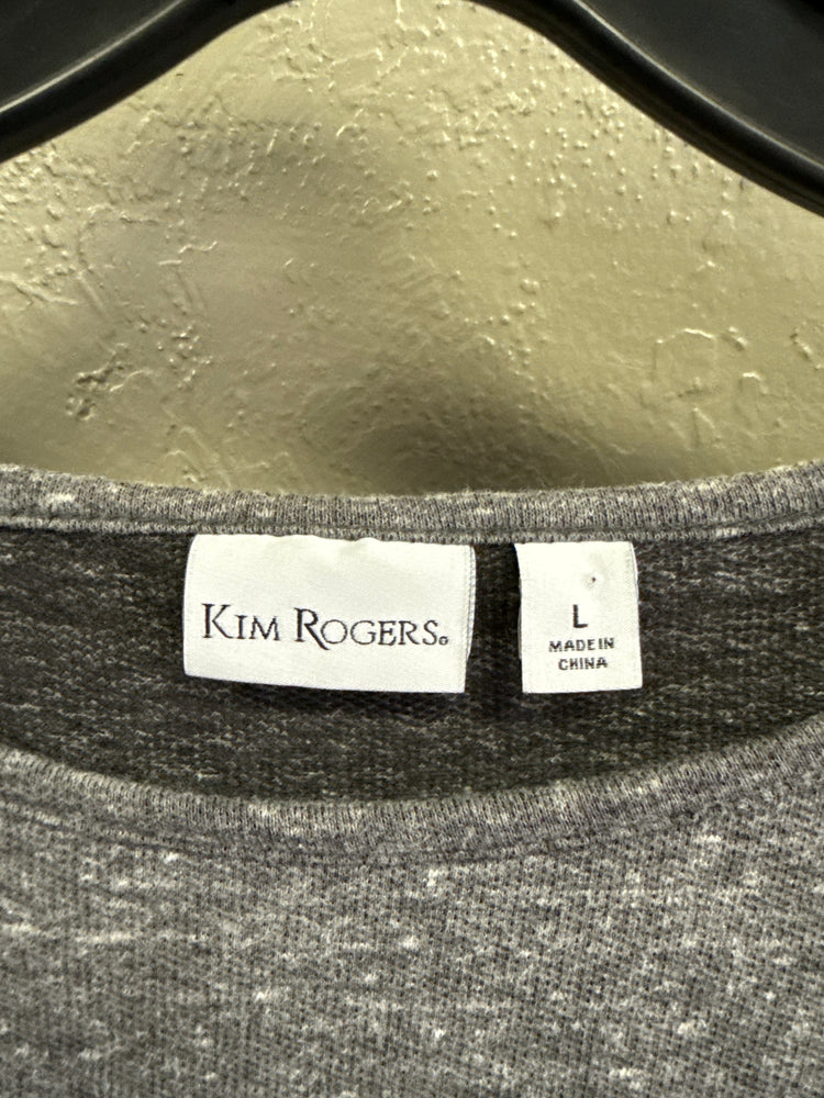 KIM ROGERS FLANNEL HEM TOP