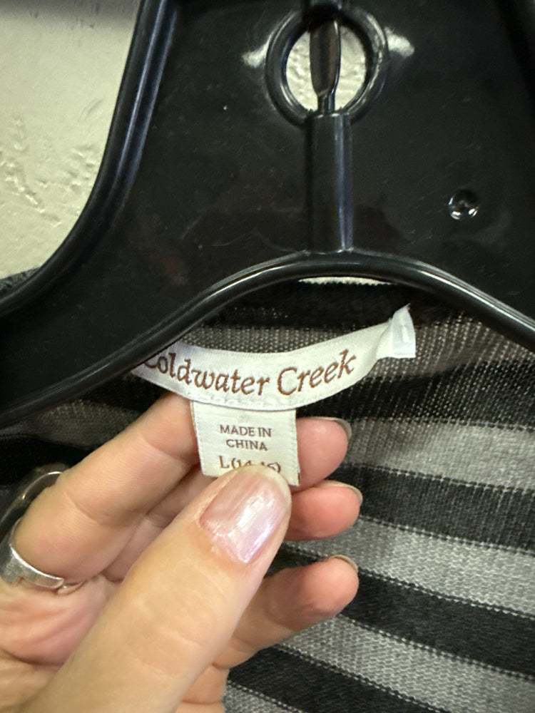 COLDWATER CREEK STRIPED VEST