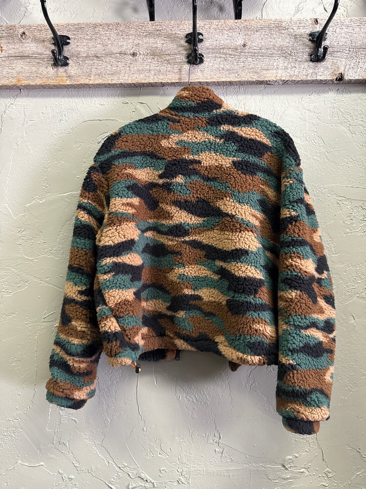 NWT H&M CROP FLEECE FULL ZIP (org$30)