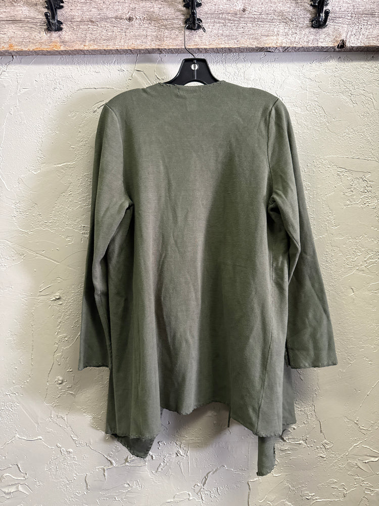 NWOT KATE & MALLORY FRINGE OPEN CARDIGAN