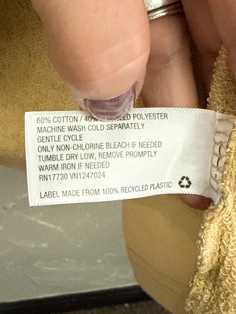 TERRY TIE FRONT JACKET