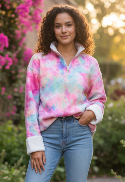 FLEECE LINED 1/2 ZIP PULLOVER