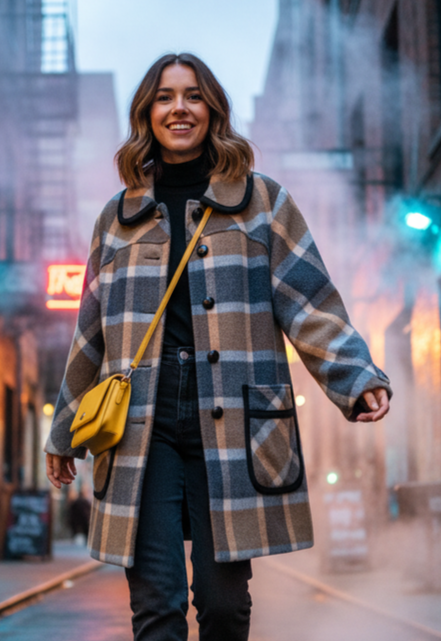 VINTAGE PENGUIN CAR COAT