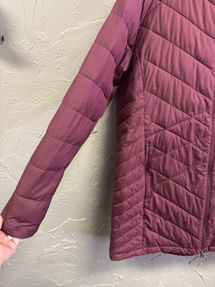 COLUMBIA HOODED PUFFER (org$160)