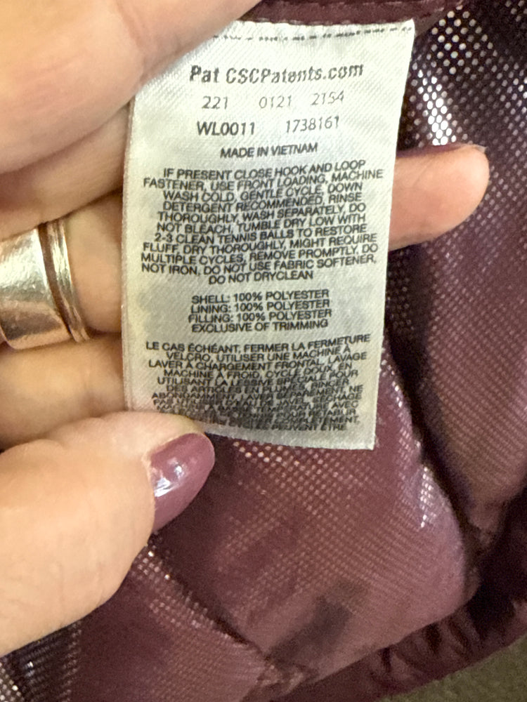 COLUMBIA HOODED PUFFER (org$160)