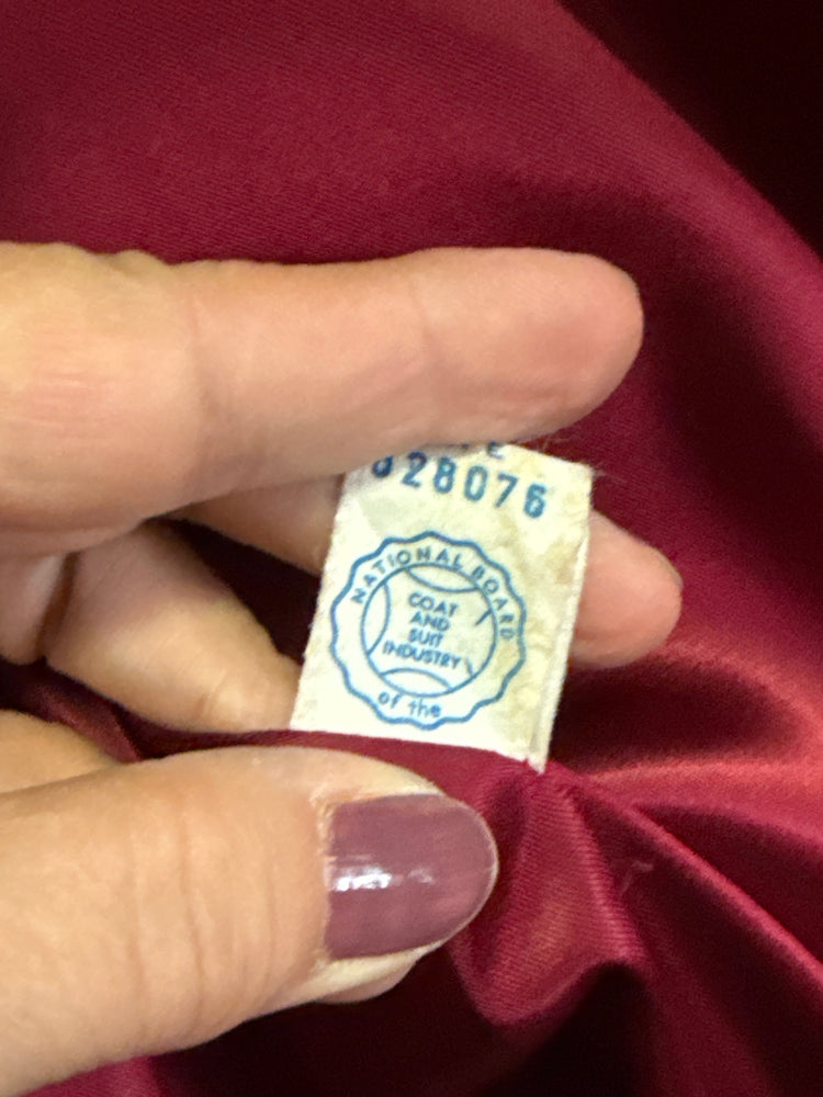 VTG FUR COLLAR CAR COAT