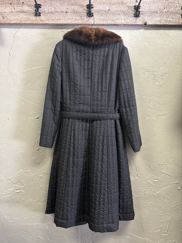 VTG COUNT ROMI FUR COLLAR COAT