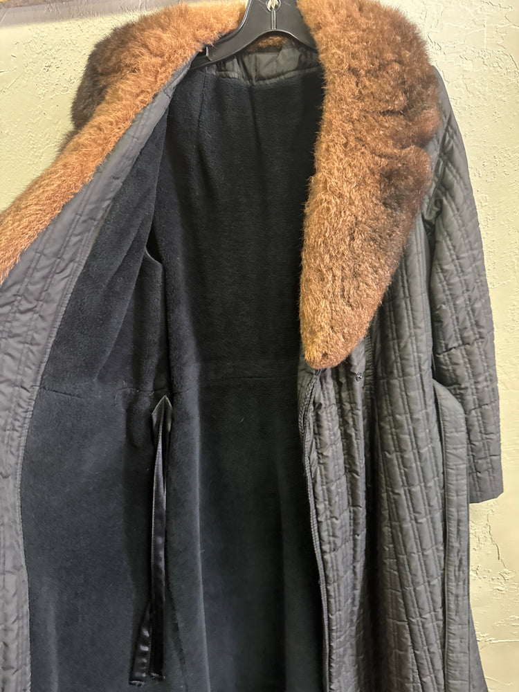 VTG COUNT ROMI FUR COLLAR COAT