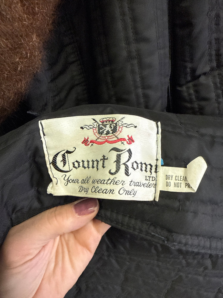 VTG COUNT ROMI FUR COLLAR COAT
