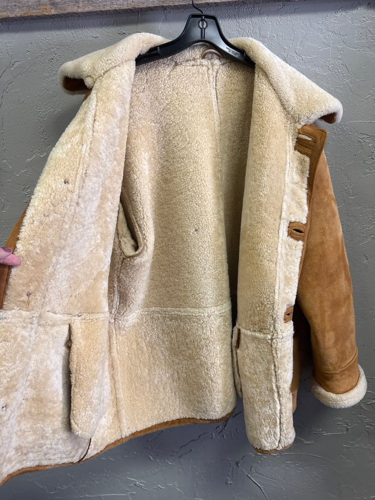 VTG BIGHORN SHEEPSKIN COAT
